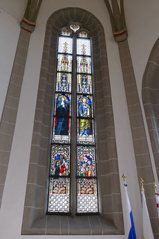 Die Chorfenster in der Stadtpfarrkirche St. Crescentius in Naumburg (Foto: Karl-Franz Thiede)